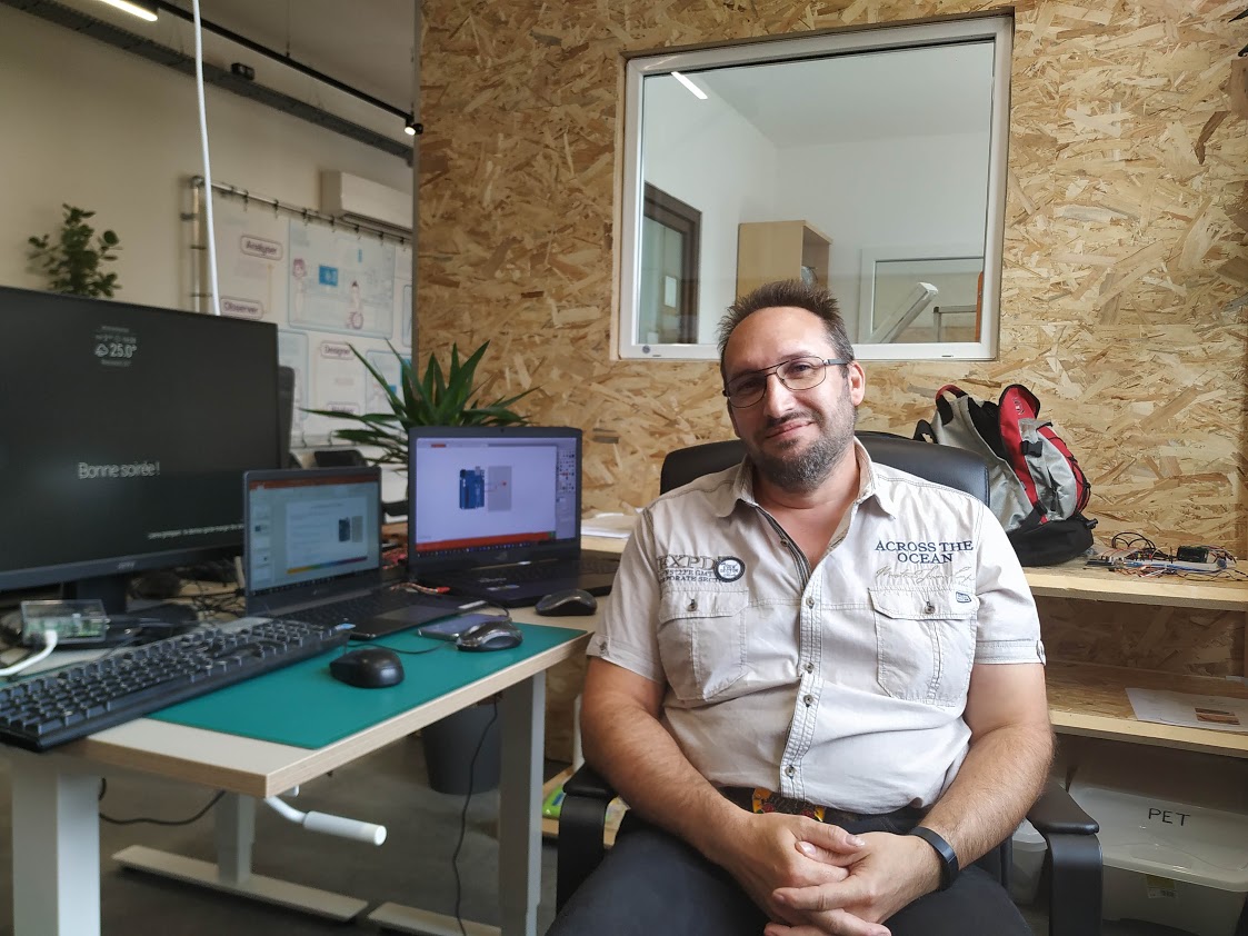 David, le nouvel animateur du Fablab